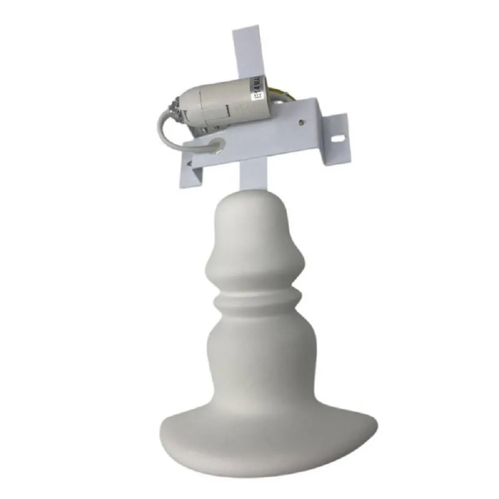 APPLIQUE IN GESSO A FORMA LUME A PARETE VERNICIABILE LUMETTO ATTACCO E14 GS-E84