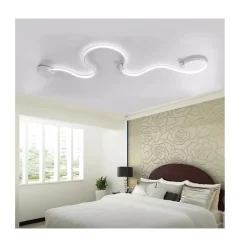 APPLIQUE LED 28 W LAMPADA PARETE A NASTRO BIANCO LUCE CALDA FREDDA NATURALE E69-B