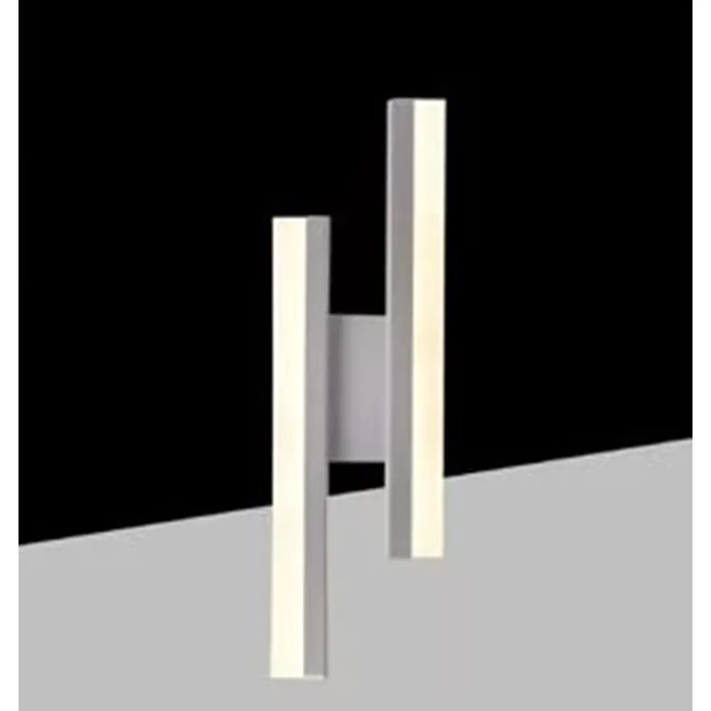 APPLIQUE LED BIANCO LAMPADA PARETE MODERNO 10W CCT 3 TONALITÀ LUCE 3000-4000-6500K E87-B3C