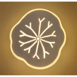 APPLIQUE LED DECORATIVA EFFETTO VENATURE FOGLIA MURO LAMPADA 14W MODERNA AQ10-3C