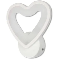 APPLIQUE LED FORMA CUORE 6 W A PARETE ABAT JOUR 3 MODALITÀ DI COLORE LUCE E28-3C