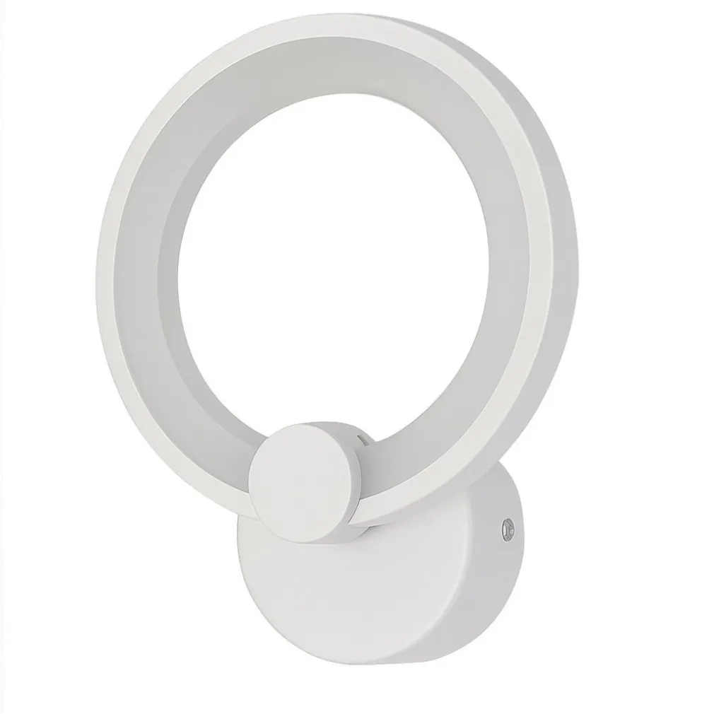 APPLIQUE LED FORMA DI CERCHIO 9W MODERNA TECNOLOGIA CCT LUCE FREDDA CALDA NATURALE E27-3C