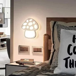 APPLIQUE LED FORMA FUNGO LAMPADA PARETE DECORATIVA 9W 3 COLORAZIONE LUCE AQ26-B3C