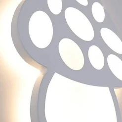 APPLIQUE LED FORMA FUNGO LAMPADA PARETE DECORATIVA 9W 3 COLORAZIONE LUCE AQ26-B3C