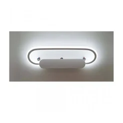 APPLIQUE LED LAMPADA DA SPECCHIO 16W OVALE BAGNO LUCE 3000K 6500K 4000K 45CM F06