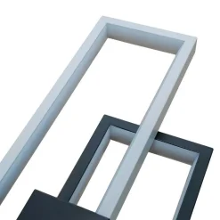 APPLIQUE LED RETTANGOLARE 2X23W CCT 3000K A 6500K PARETE DIMMERABILE TELECOMANDO