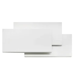 APPLIQUE LED RETTANGOLARE 12W 650 LM A PARETE 3 TEMPERATURE DI LUCE CCT E41-B3C