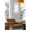 APPLIQUE LED RETTANGOLARE 10W PARETE DOPPIA EMISSIONE 3 COLORAZIONI LUCE E37-B3C