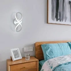 APPLIQUE MODERNO INTRECCIATO A LED 13 W DA PARETE 3 COLORAZIONE DI LUCE AQ30-3C