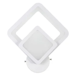 APPLIQUE MODERNO LED ROMBO 12W LAMPADA DA PARETE TRE COLORAZIONE DI LUCE E82-B3C