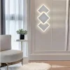 APPLIQUE MODERNO TRIPLO ROMBI A LED 14W DA PARETE 3 COLORAZIONI DI LUCE AQ31-B3C