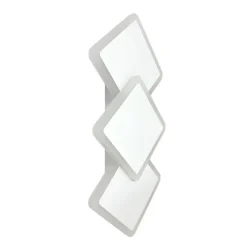 APPLIQUE MODERNO TRIPLO ROMBI A LED 14W DA PARETE 3 COLORAZIONI DI LUCE AQ31-B3C