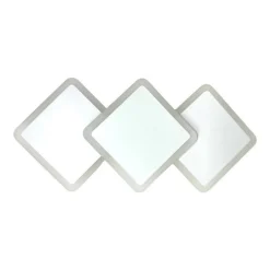 APPLIQUE MODERNO TRIPLO ROMBI A LED 14W DA PARETE 3 COLORAZIONI DI LUCE AQ31-B3C