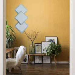 APPLIQUE MODERNO TRIPLO ROMBI A LED 14W DA PARETE 3 COLORAZIONI DI LUCE AQ31-B3C