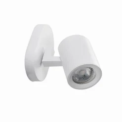 APPLIQUE ORIENTABILE DA SOFFITTO PARETE LAMPADA ATTACCO GU10 BIANCO NERO TH8801