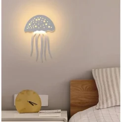 APPLIQUE PARETE LED MEDUSA 3 TONALITÀ LUCE MODERNO 8W BIANCA DIMMERABILE AQ27-B3C