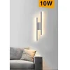APPLIQUE PARETE MODERNO 10W LUMETTO ABAT JOUR BIANCA LUCE 6500K 4000K 3000K E87B