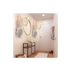 APPLIQUE PARETE RETRÒ PER INTERNI A FORMA DI SCIMMIA ILLUMINAZIONE VINTAGE E44