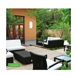 APPLIQUE PLAFONIERA LED LAMPADA OVALE TARTARUGA ESTERNO INTERNO A PARETE 15W