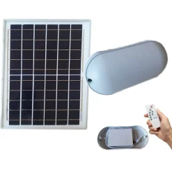 APPLIQUE PLAFONIERA 12W A LED TARTARUGA CON PANNELLO SOLARE ESTERNO GIARDINO