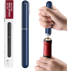 APRIBOTTIGLIE A PRESSIONE ARIA CON TAGLIACAPSULE CAVATAPPI A POMPA REGALO AMANTI VINO CASA