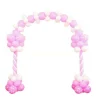 ARCO DI PALLONCINI FESTE COMPLEANNI DECORATIVA ARCO ROSA AZZURRO 100PZ 2.3X2.5M