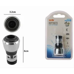 AREATORE ROMPIGETTO PER RUBINETTO LAVELLO CUCINA BIGETTO UNIVERSALE 3.2X6CM 69268