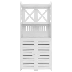 ARMADIETTO DA BAGNO MULTIUSO CON PORTA SCAFFALI SOGGIORNO CAMERA CUCINA 40 X 25 X 90 CM