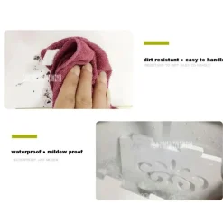 ARMADIETTO IN LEGNO BIANCO LUCIDO MDF CON DUE ANTE 3 MENSOLE RIPINI 120X32X27CM