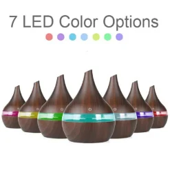 AROMATERAPIA 7 LED UMIDIFICATORE ULTRASUONI USB DEPURATORE DIFFUSORE AROMI YX041