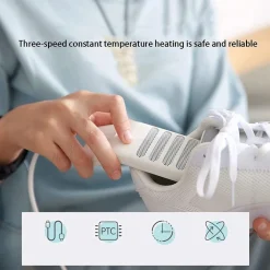 ASCIUGA SCARPE ASCIUGATURA PORTATILE USB SOLETTE RISCALDABILI CALZINI SCARPONI