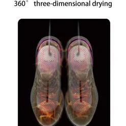 ASCIUGA SCARPE ASCIUGATURA PORTATILE USB SOLETTE RISCALDABILI CALZINI SCARPONI