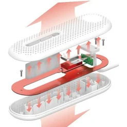 ASCIUGA SCARPE ASCIUGATURA PORTATILE USB SOLETTE RISCALDABILI CALZINI SCARPONI