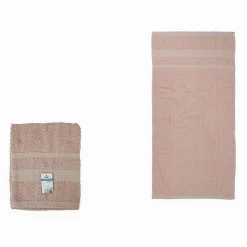 ASCIUGAMANO DA BAGNO OSPITE IN COTONE MORBIDA 30 X 50 CM 65 GR COLORE ROSA 79487