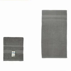 ASCIUGAMANO DA BAGNO OSPITE IN COTONE MORBIDA 30X50 CM 65 GR COLORE GRIGIO 79499