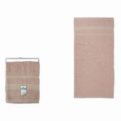 ASCIUGAMANO DA BAGNO TELO IN COTONE MORBIDA 70 X 140 CM 410 GR COLORE ROSA 79489