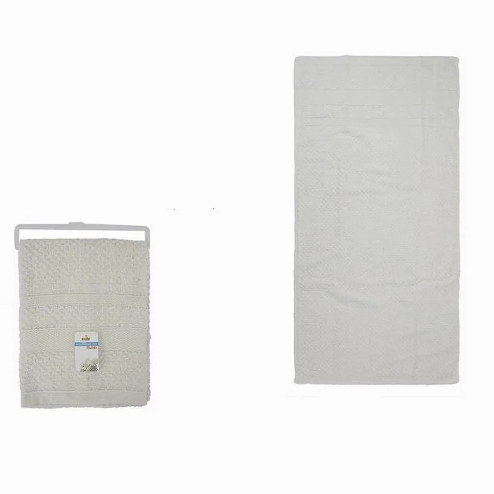 ASCIUGAMANO DA BAGNO TELO IN COTONE MORBIDA 70 X 140CM 410GR COLORE BIANCA 79486