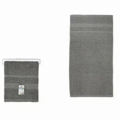 ASCIUGAMANO DA BAGNO TELO IN COTONE MORBIDA 70 X 140CM 410GR COLORE GRIGIO 79501