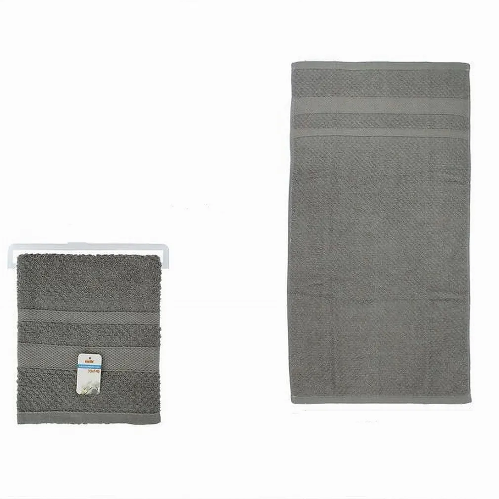 ASCIUGAMANO DA BAGNO TELO IN COTONE MORBIDA 70 X 140CM 410GR COLORE GRIGIO 79501