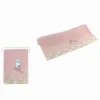 ASCIUGAMANO DA BAGNO TELO IN COTONE MORBIDO DECORATO 70 X 140CM 380GR ROSA 79507