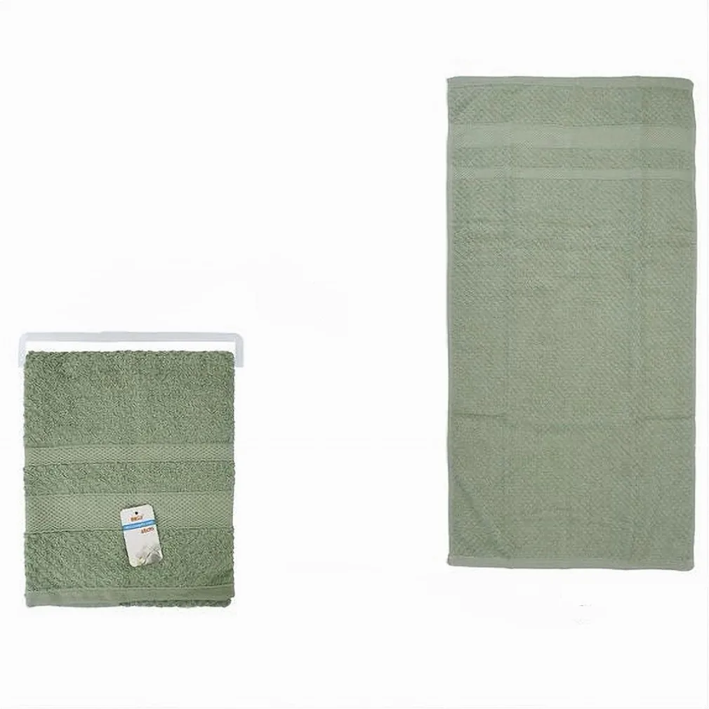 ASCIUGAMANO DA BAGNO VISO IN COTONE MORBIDA 48 X 90 CM 175 GR COLORE VERDE 79491