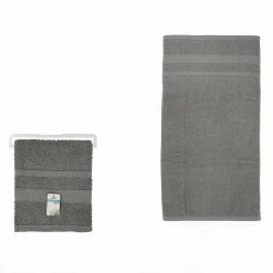 ASCIUGAMANO DA BAGNO VISO IN COTONE MORBIDA 48 X 90 CM 175GR COLORE GRIGIO 79500