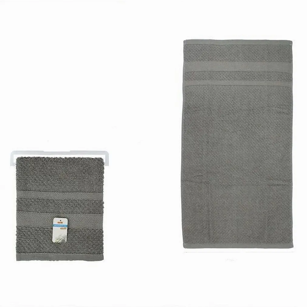 ASCIUGAMANO DA BAGNO VISO IN COTONE MORBIDA 48 X 90 CM 175GR COLORE GRIGIO 79500