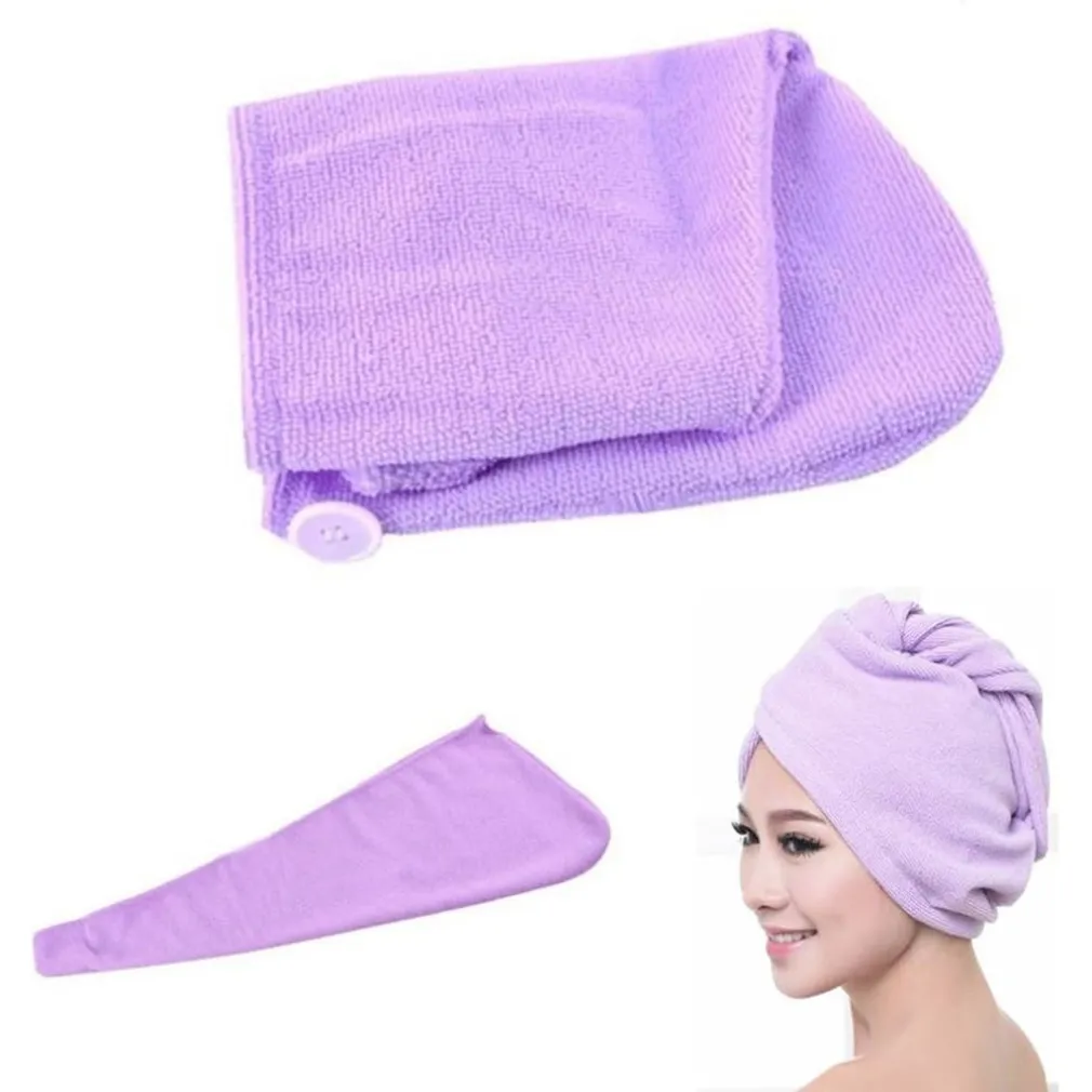 ASCIUGAMANO IN MICROFIBRA MORBIDA AD ASCIUGATURA RAPIDA TURBANTE PER CAPELLI CUFFIA