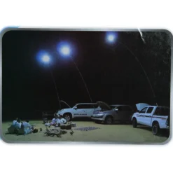 ASTA ALLUNGABILE 3,6 MT PANNELLO LED SMD 96 LED LUCE BIANCA 48w PESCA CAMPEGGIO