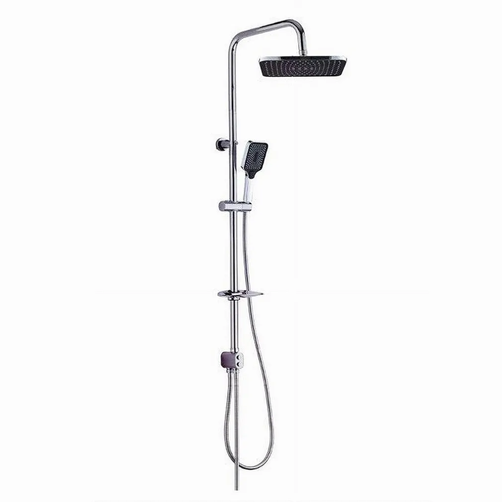 ASTA SALISCENDI CROMATA COLONNA DOCCIA SOFFIONE FISSO DOCCETTA PORTASAPONE 87307