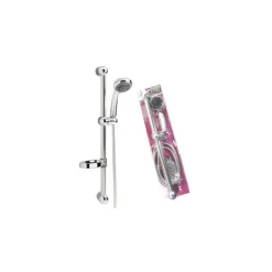 ASTA SALISCENDI DOCCIA CON DOCCETTA REGOLABILE E PORTASAPONE - PRATIKO 510