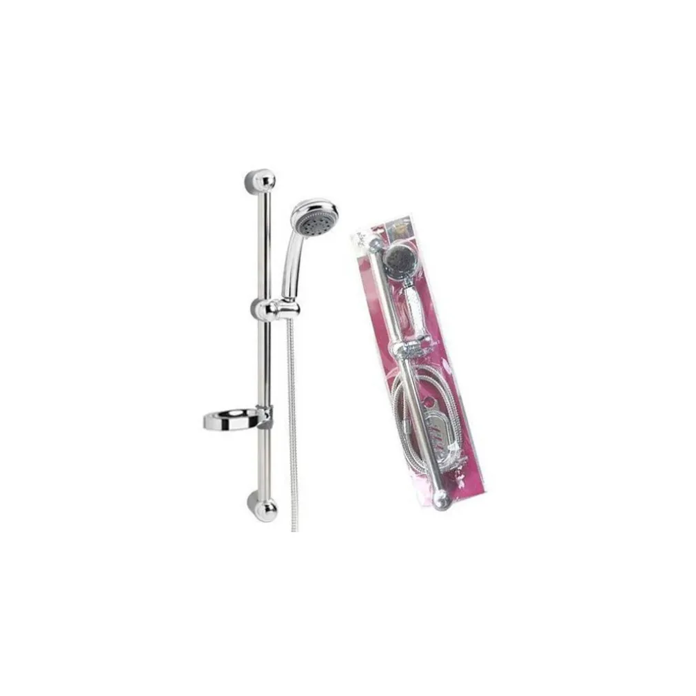 ASTA SALISCENDI DOCCIA CON DOCCETTA REGOLABILE E PORTASAPONE - PRATIKO 510