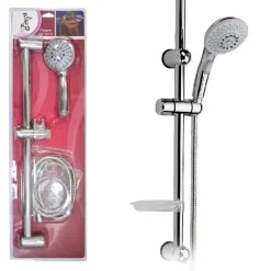 ASTA SALISCENDI DOCCIA CON DOCCETTA REGOLABILE MOD. MILANO - PRATIKO 048