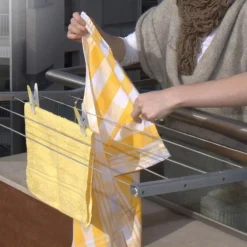 ASTE PER STENDIBIANCHERIA FISSE PER RINGHIERA BALCONE STENDINO DA ESTERNO BRACCI